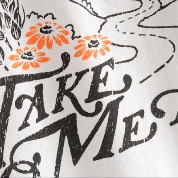 White John Denver Country Roads Relaxed Tee - Picture 5 of 5